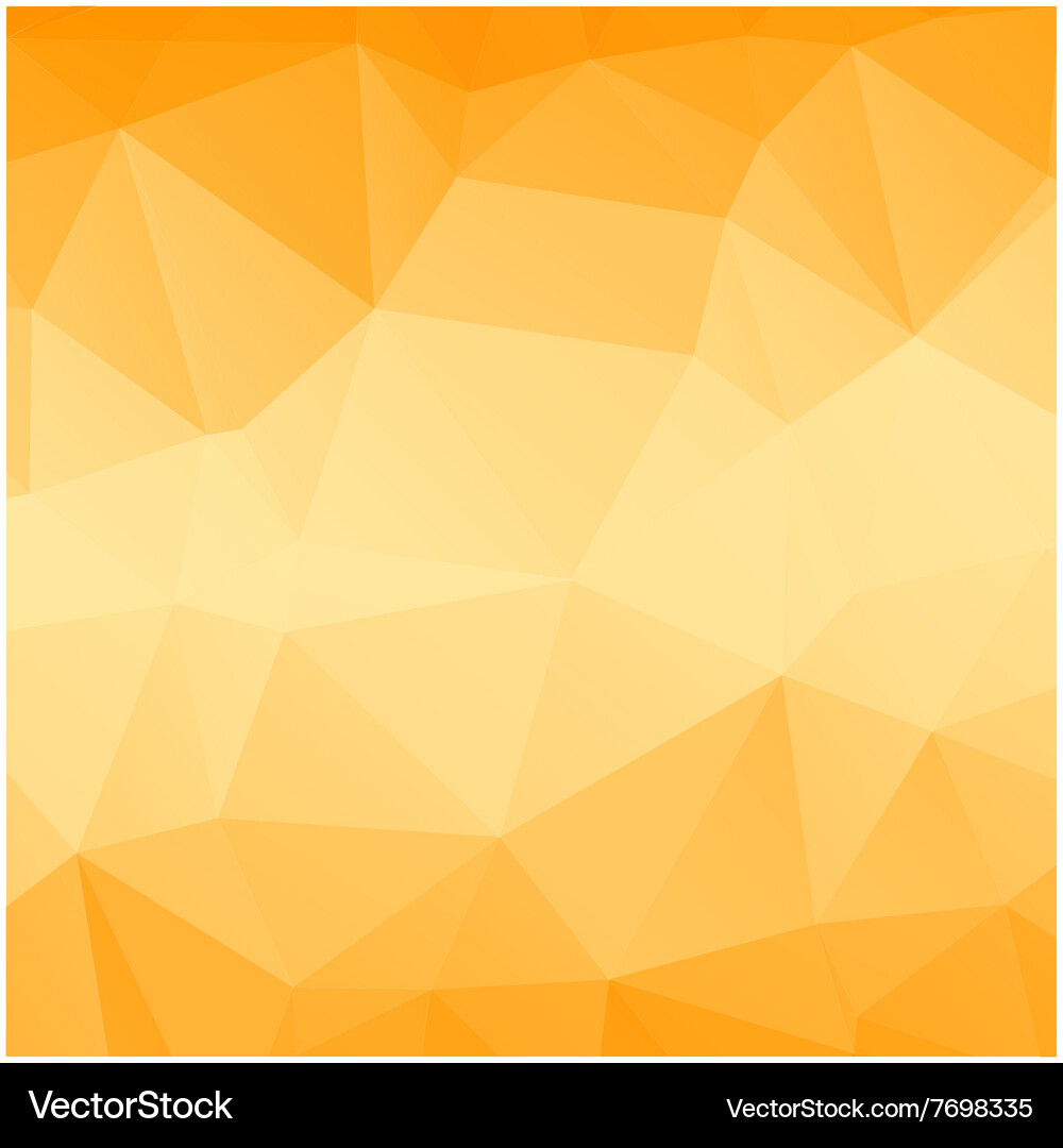 Yellow poly Vector Image
