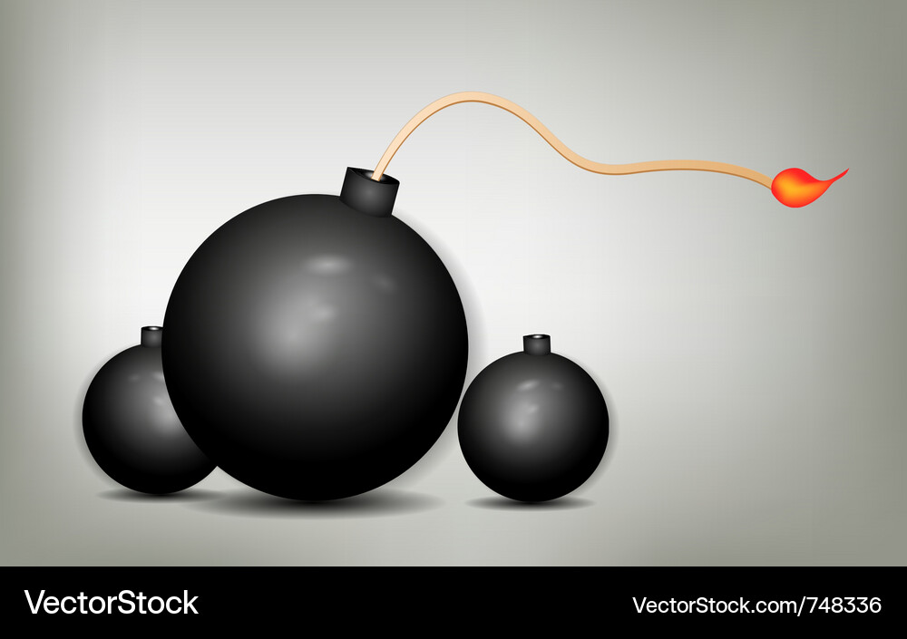 Bombs Vector Image