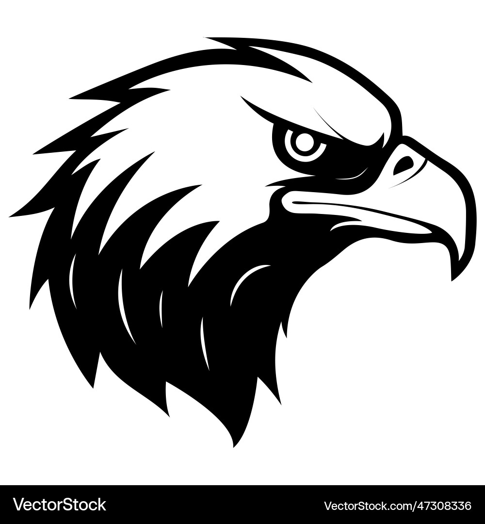 Eagle head logo Royalty Free Vector Image - VectorStock