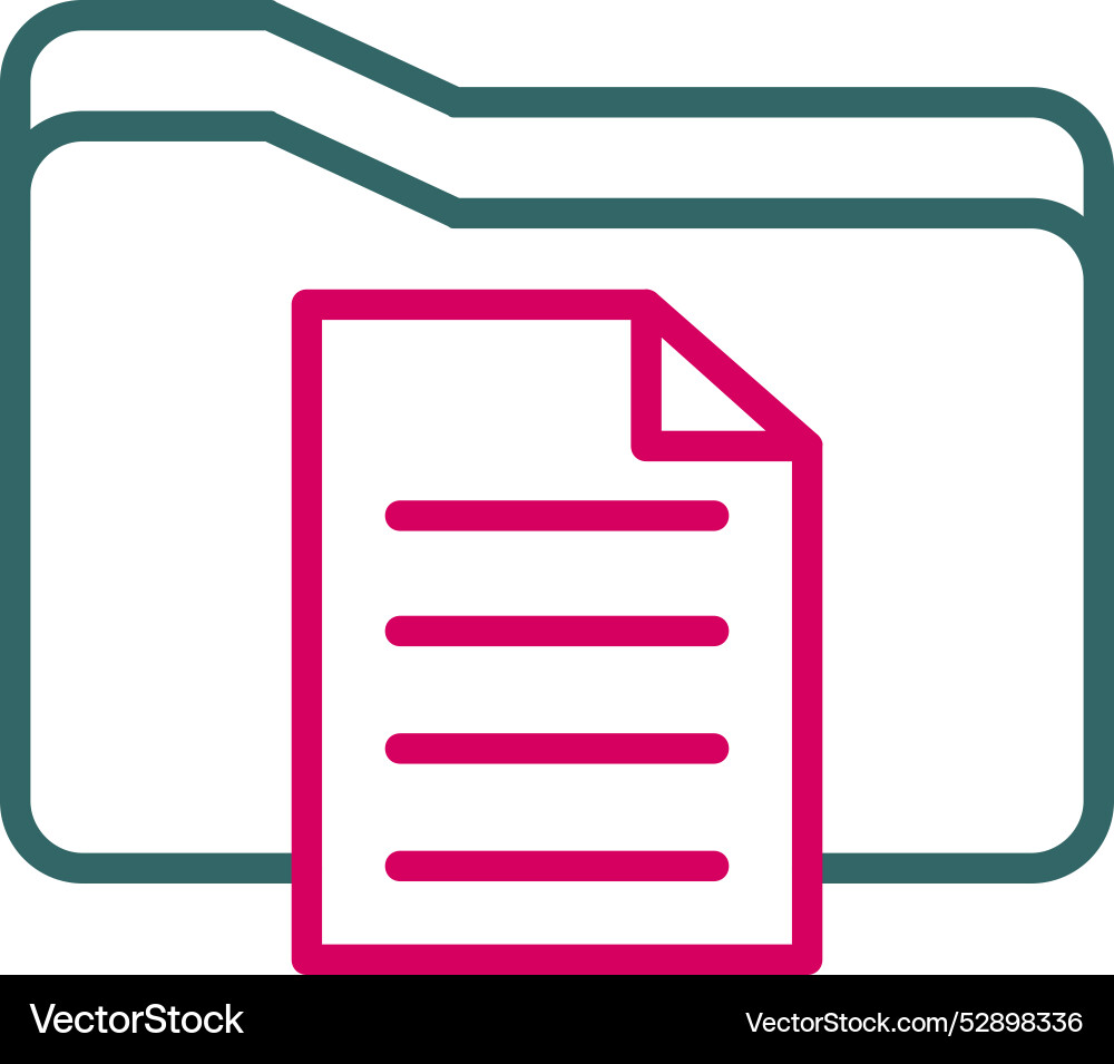 File folder icon design Vector Image