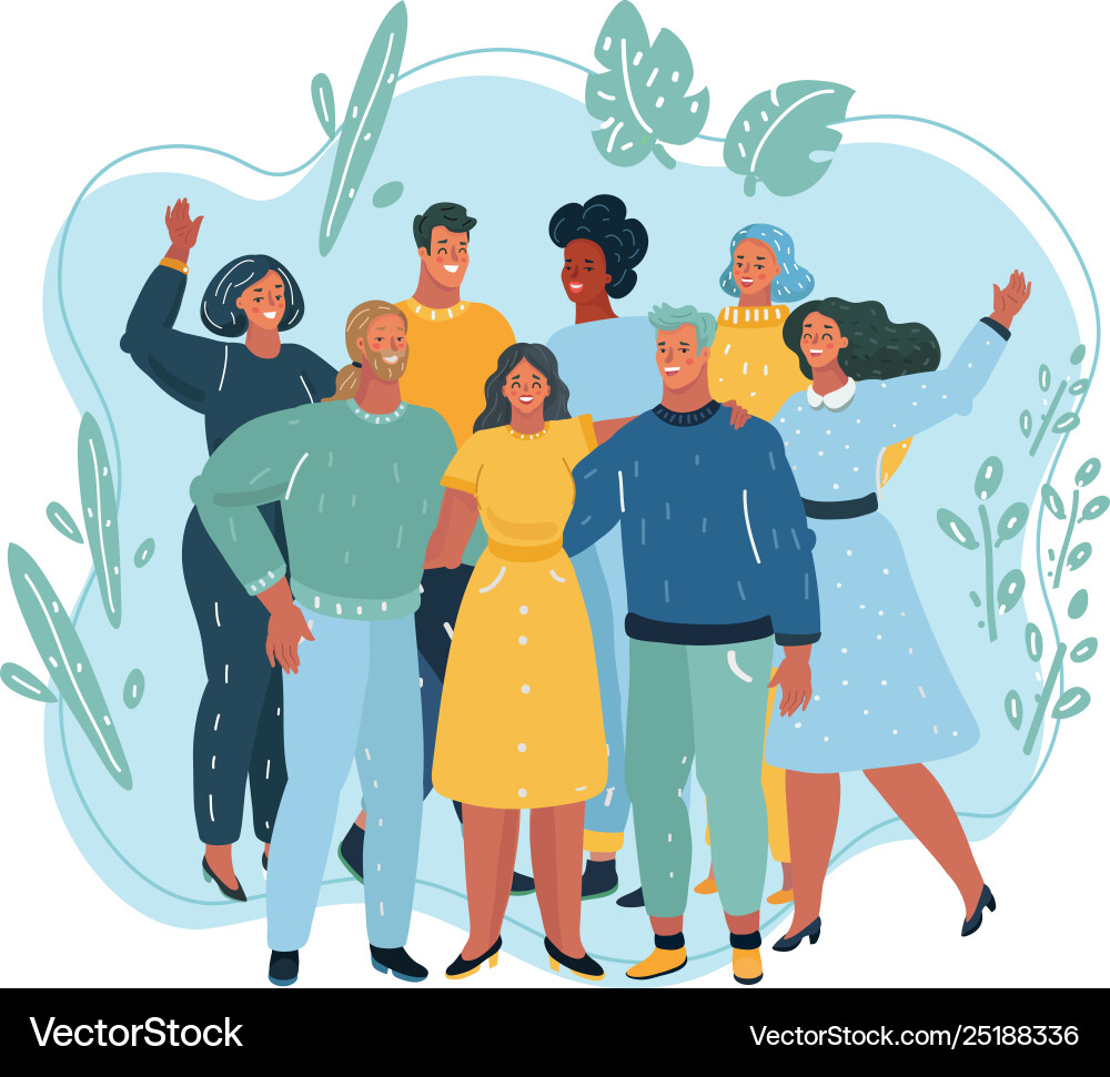 Happy friendship day Happy friendship day vector image