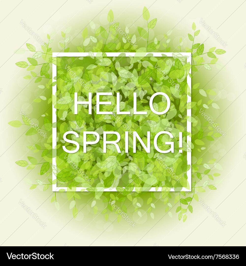 Spring abstract background vector image