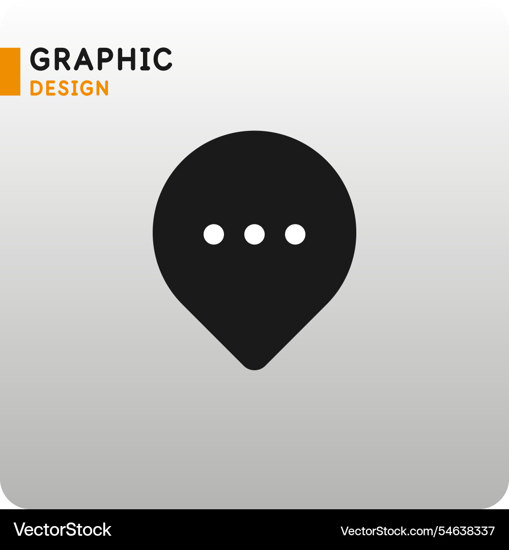 An icon to indicate the location on map Vector Image