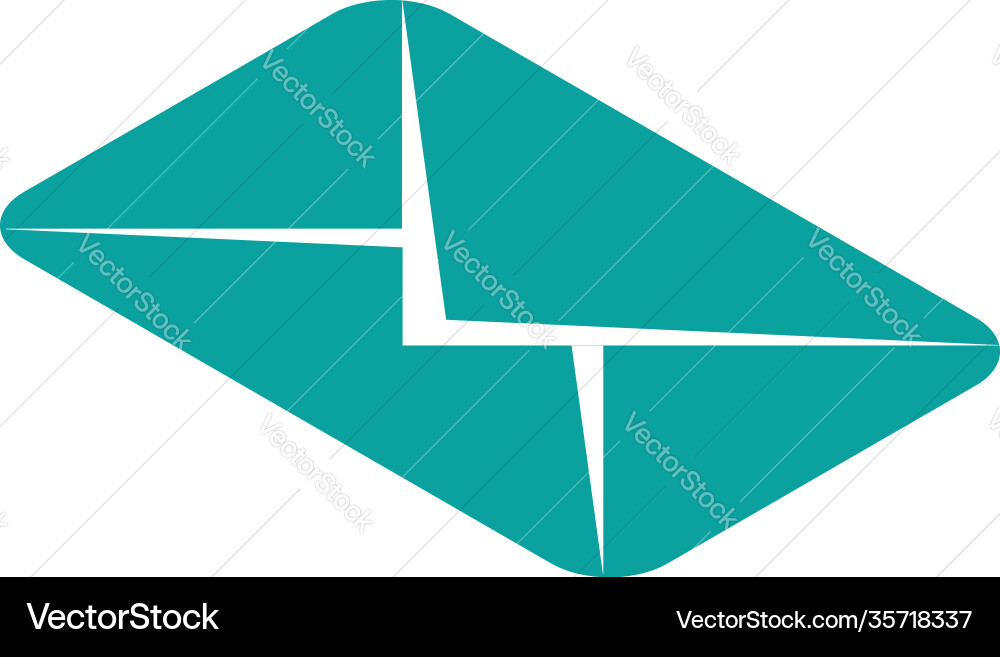Message isometric icon envelope symbol Message isometric icon envelope symbol vector image