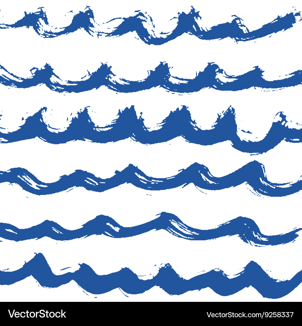Ocean Wave Pattern Vector Image