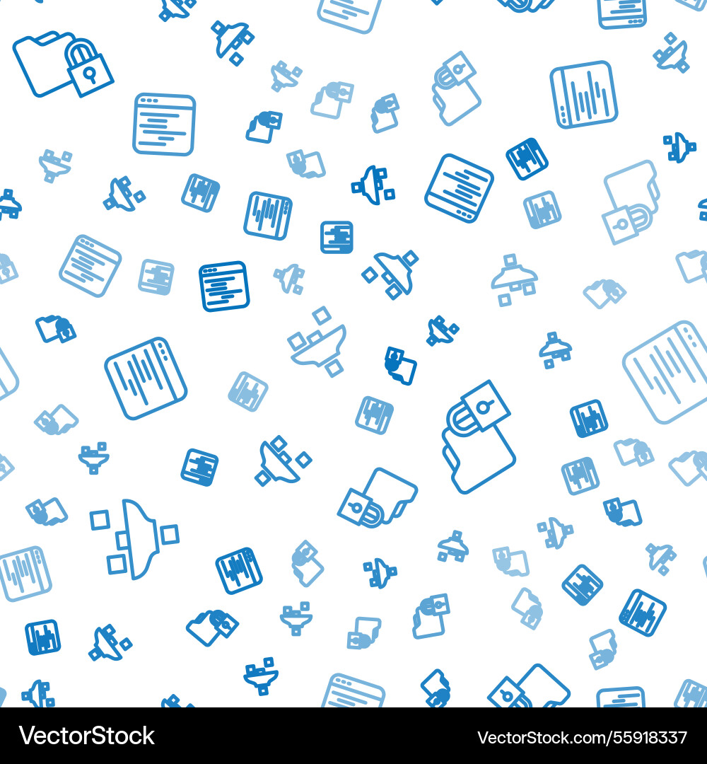 Set line filter setting folder and lock Set line filter setting folder and lock Vector Image