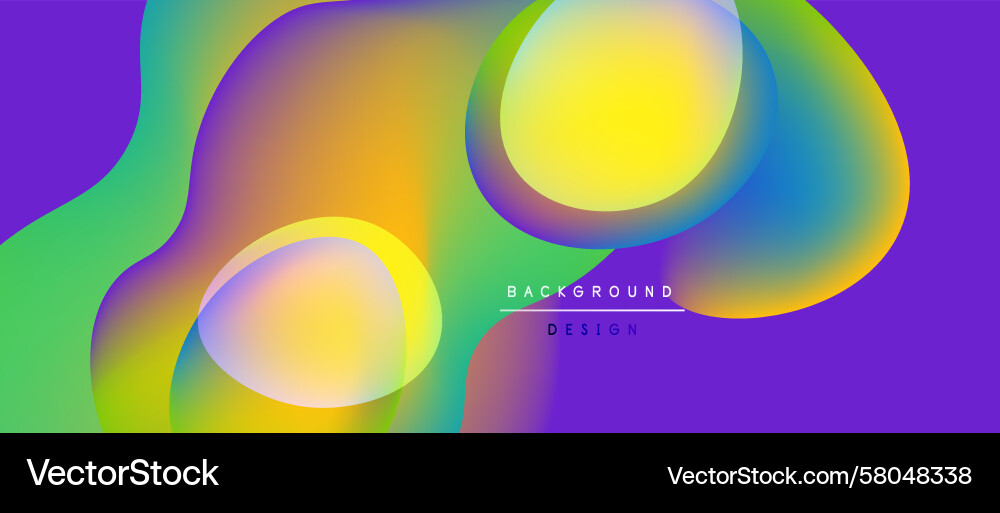Abstract Fluid Gradient Background vector image