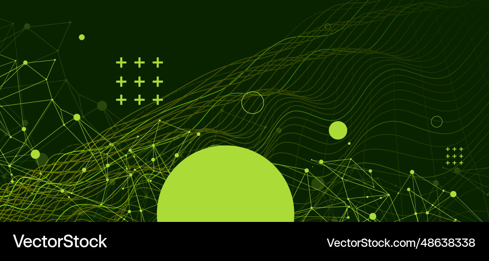 Template for science and technology presentation Template for science and technology presentation vector image