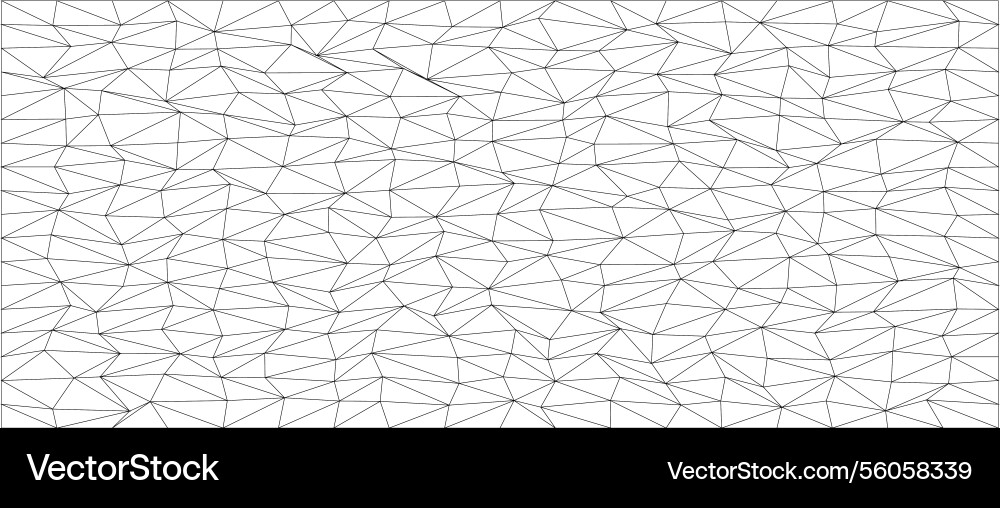 Abstract geometric chaos pattern with random vector image