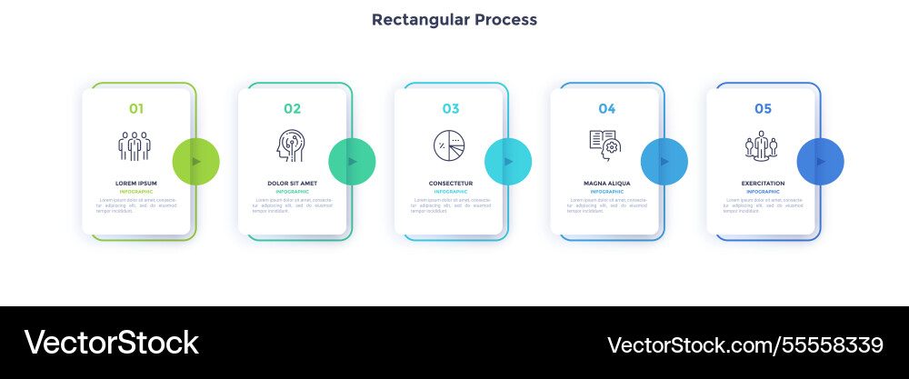 Modern infographic template Modern infographic template vector image