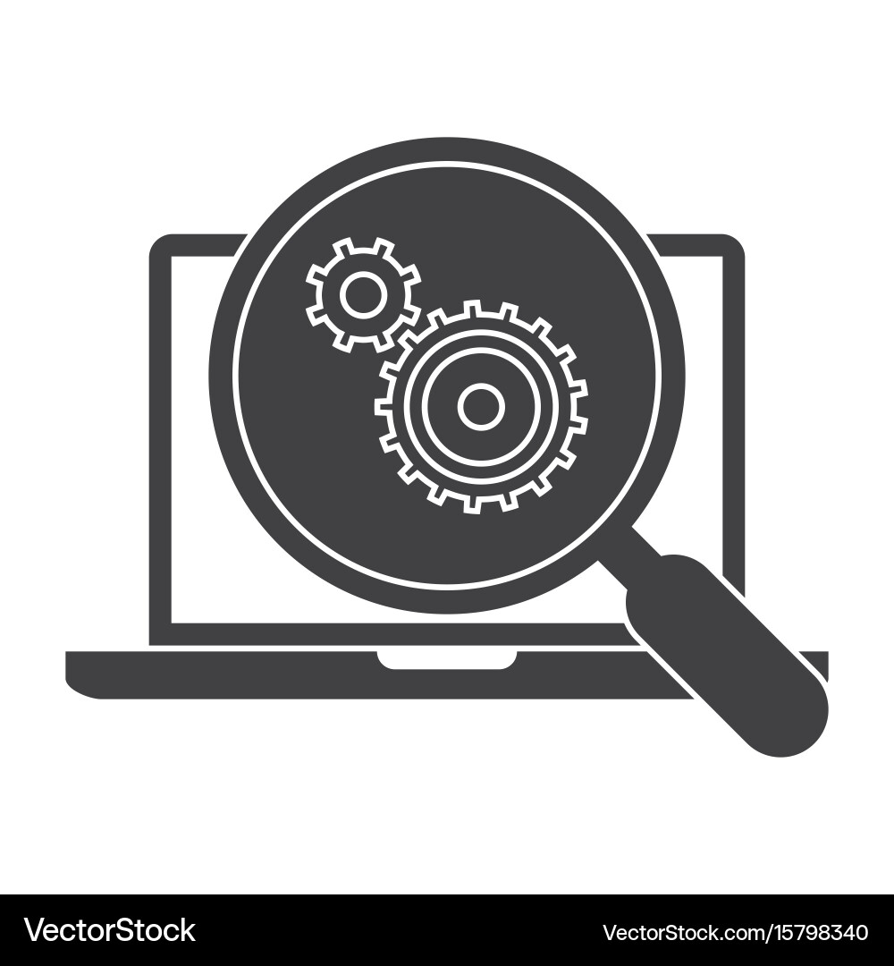 Software Testing & Analysis Vector Image
