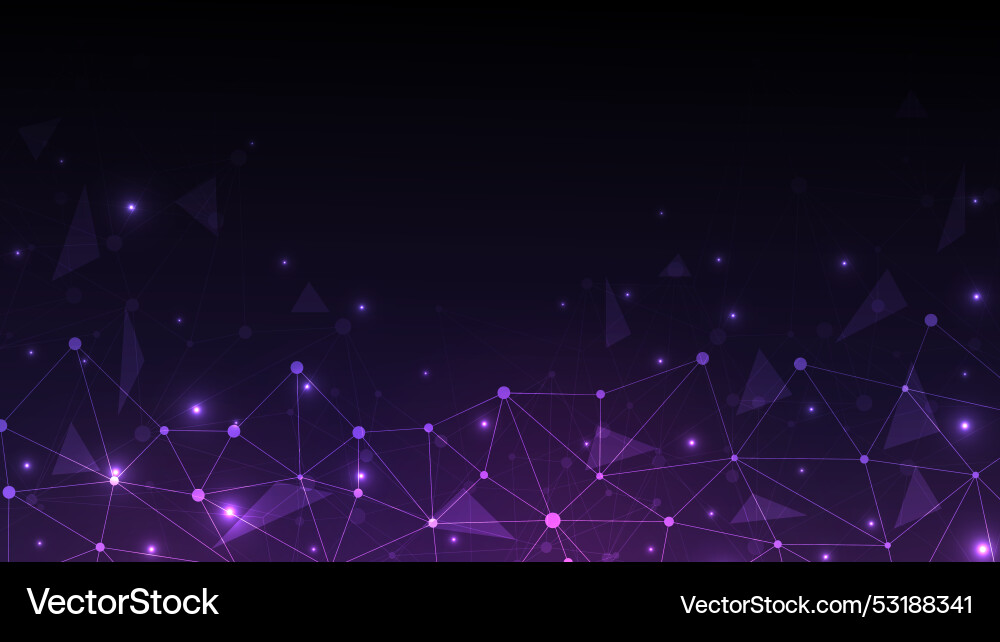 Digital Technology Network Abstract vector image
