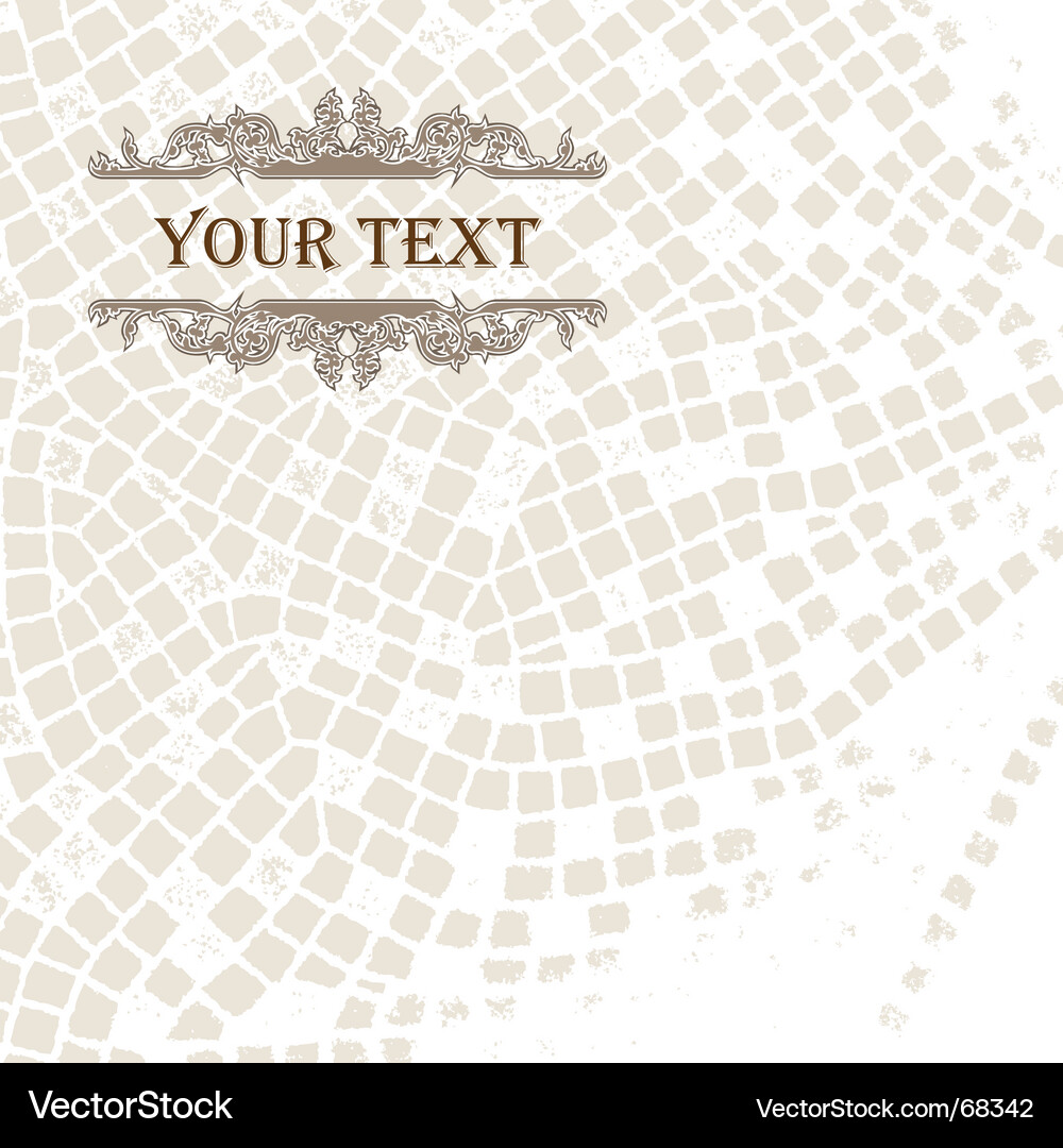 Mosaic Pattern Background Vector Image