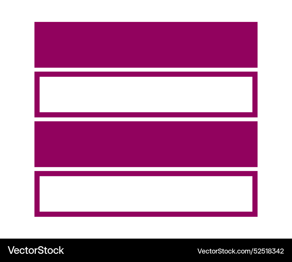 Rectangle geometric outline and shape collection Rectangle geometric outline and shape collection Vector Image