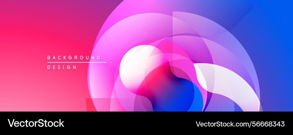 Abstract colorful design overlapping circles Abstract colorful design overlapping circles Vector Image