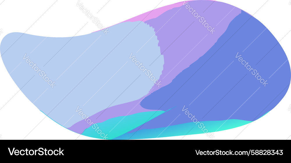 Abstract organic blob shape soft gradient design Vector Image