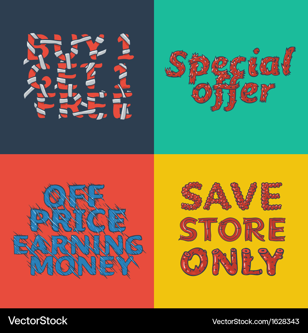 Hot sale poster eps10 Vector Image