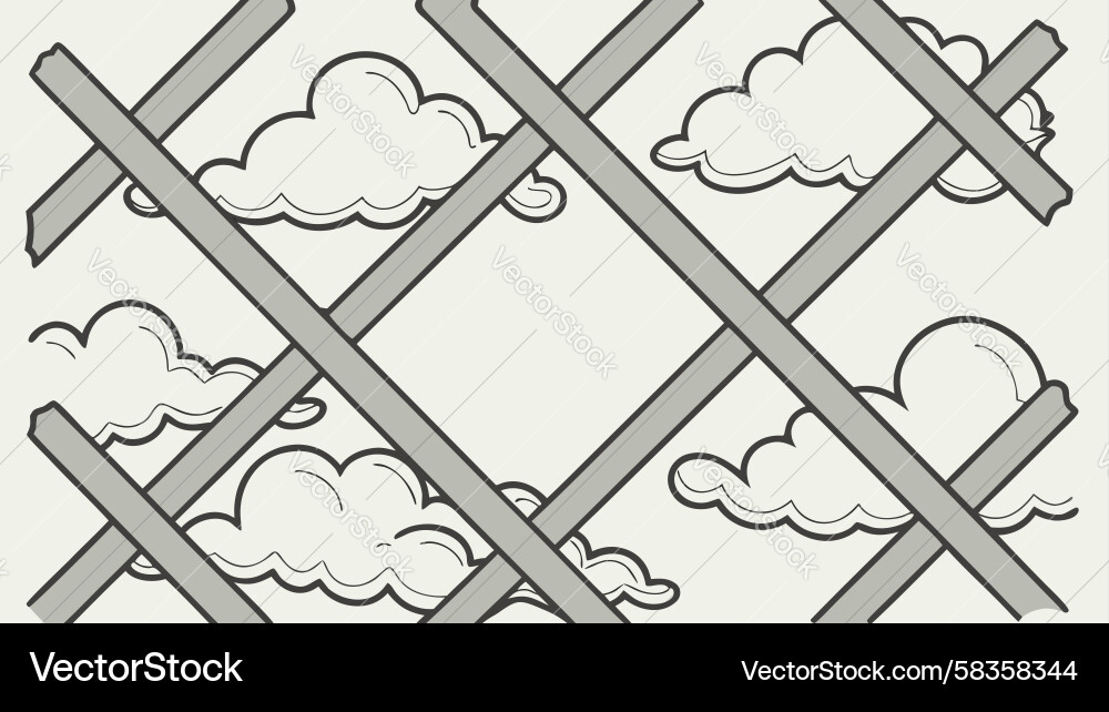 Cloud Grid Abstract Texture Vector Image