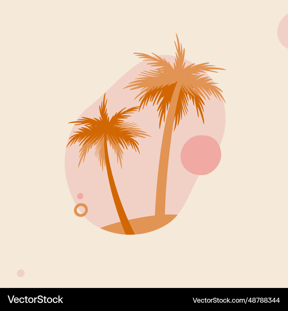 In trendy flat and linear style - background Vector Image