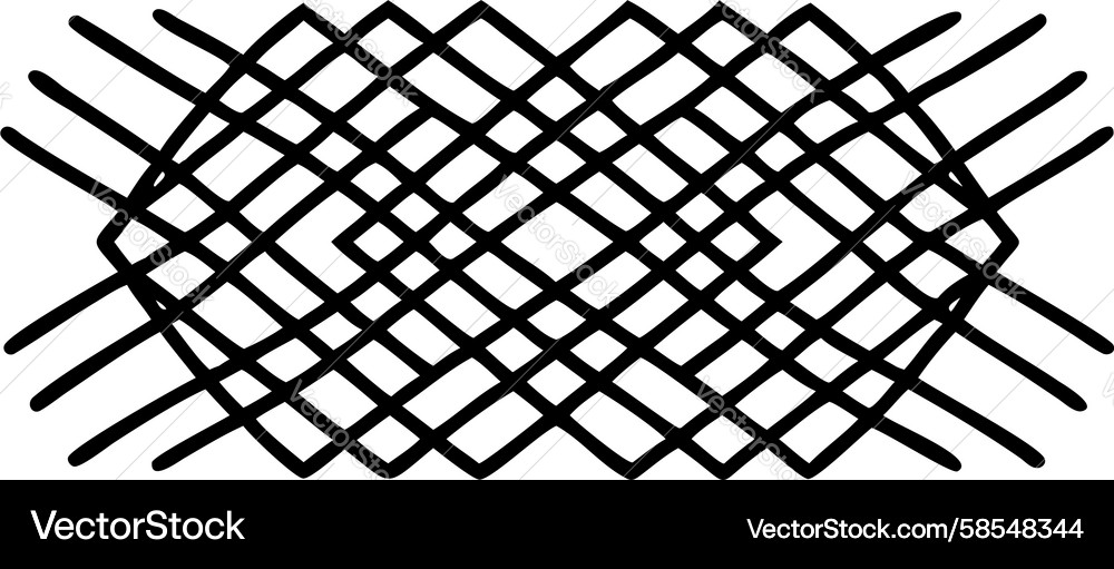 Intersecting Line Grid Pattern Vector Image