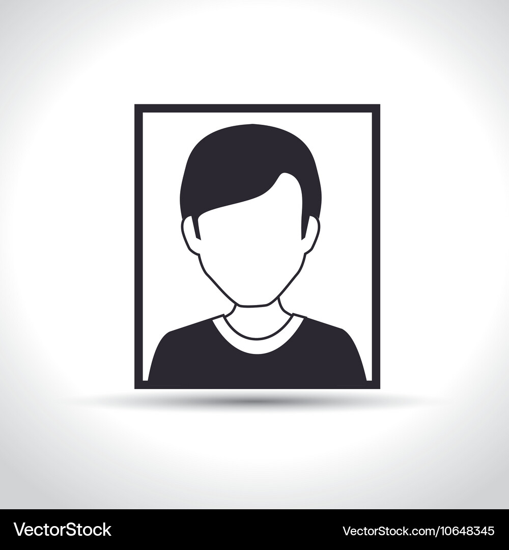 Icon character upload process design isolated Vector Image