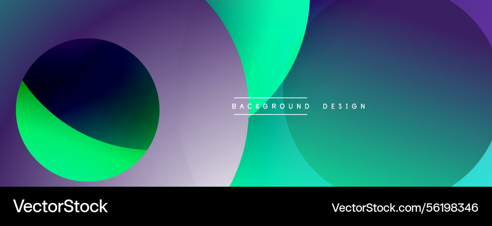 Abstract composition featuring overlapping Abstract composition featuring overlapping Vector Image