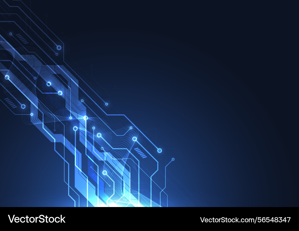 Abstract background with technology circuit board Abstract background with technology circuit board Vector Image
