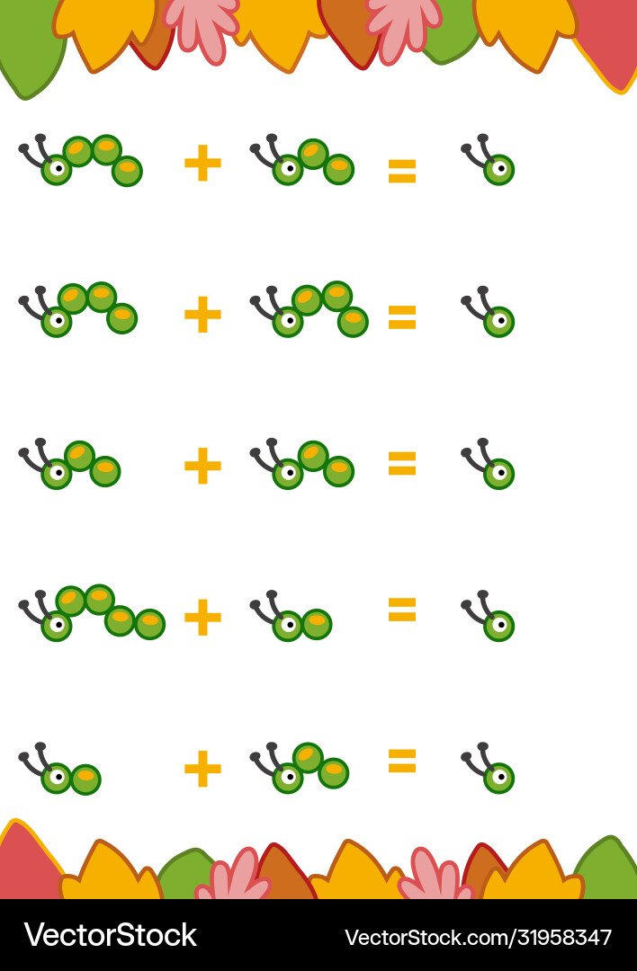 Counting game for preschool children count Counting game for preschool children count vector image