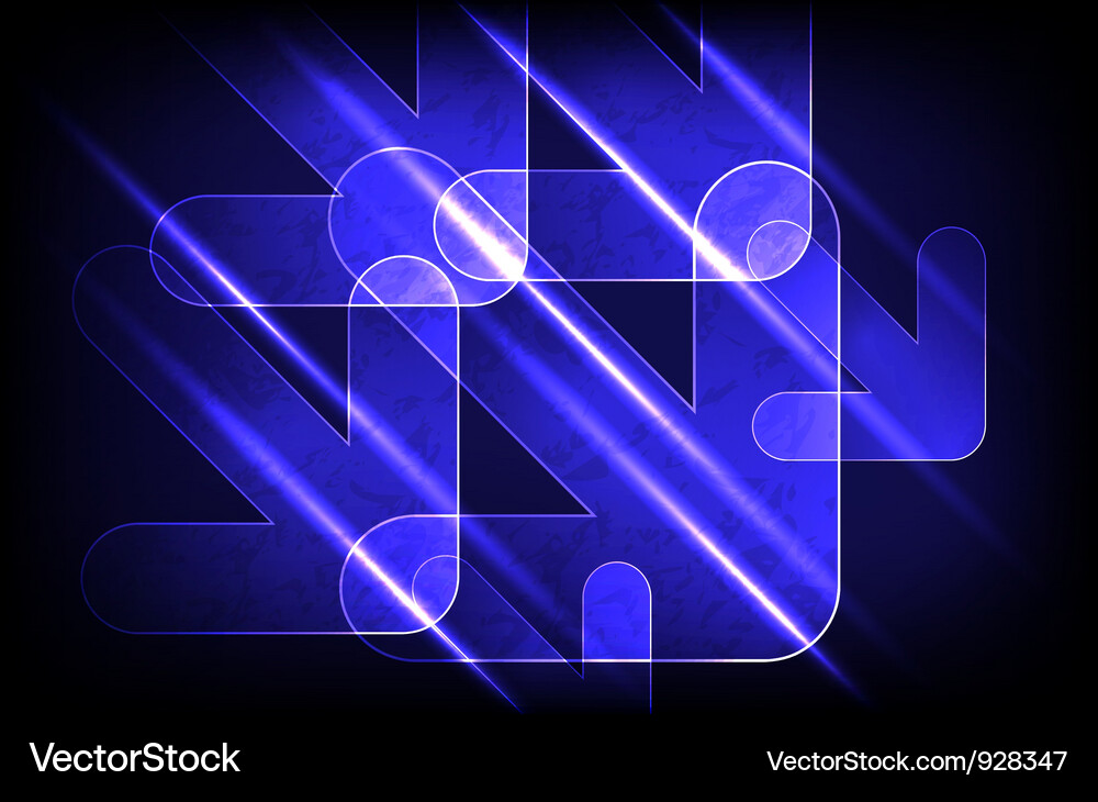 Dynamic Light Lines Background Vector Image