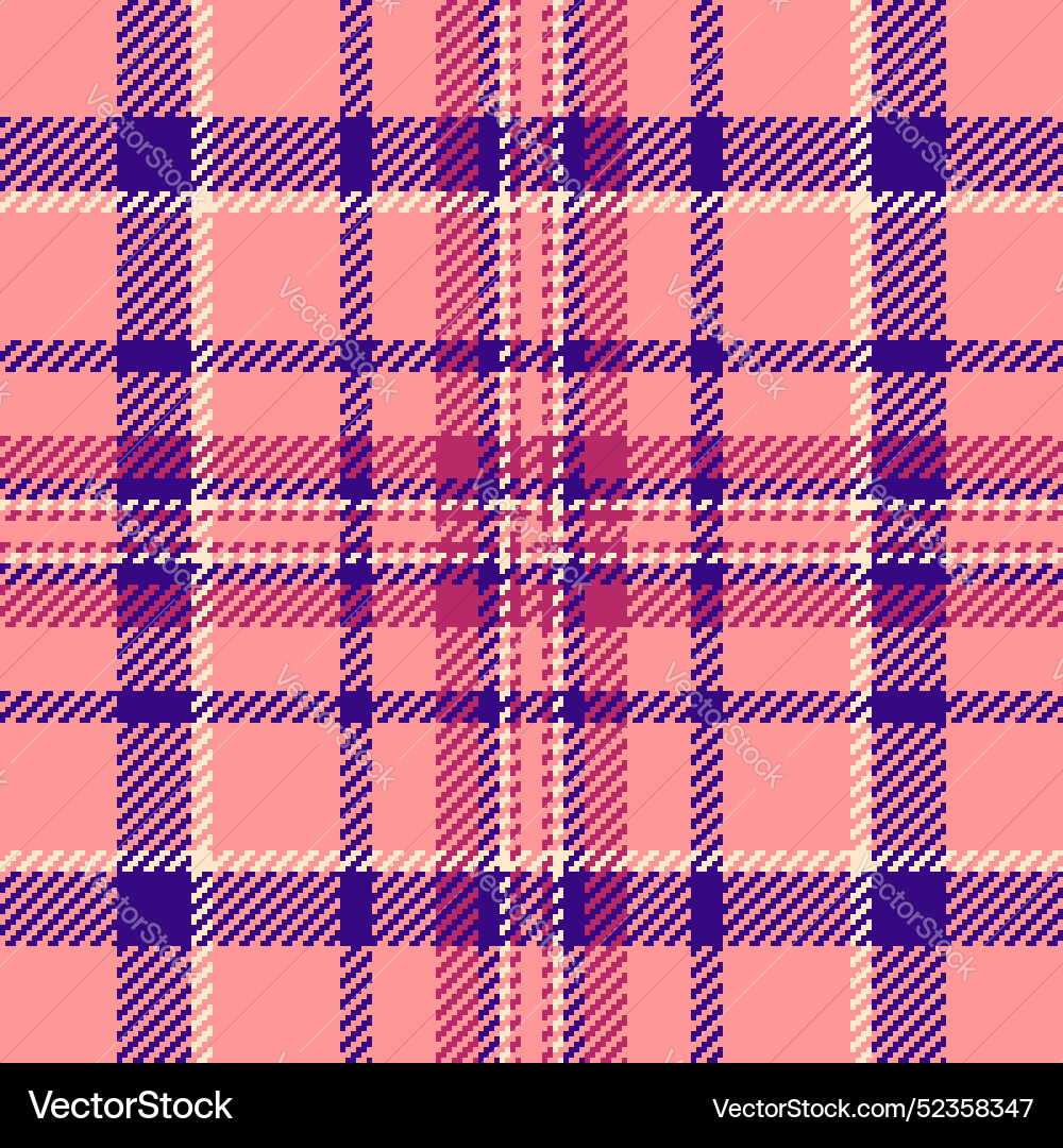 Fuzzy fabric texture party pattern check textile Vector Image