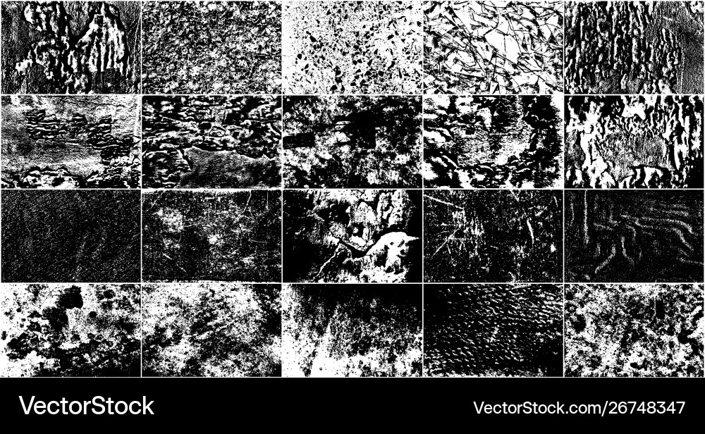 Set grunge design elements Set grunge design elements vector image