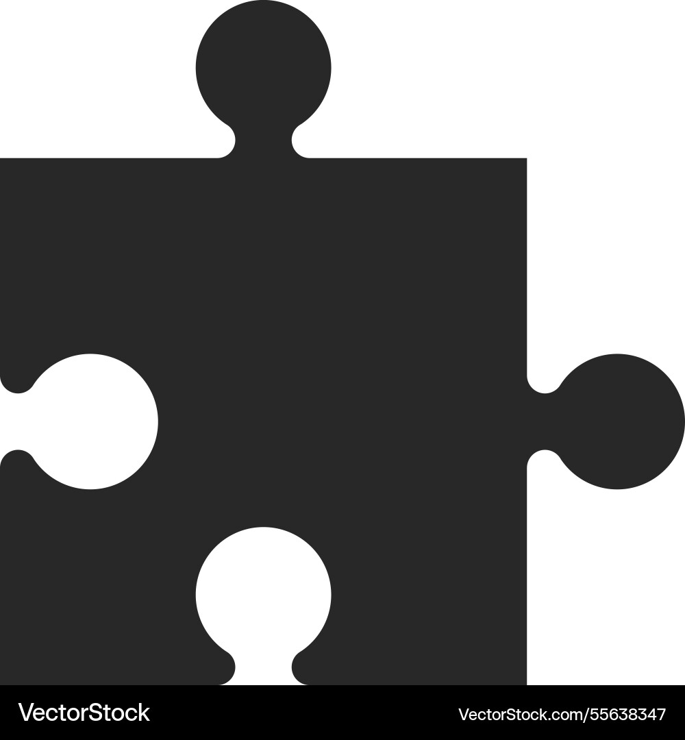 Solution flat web icon concept Vector Image