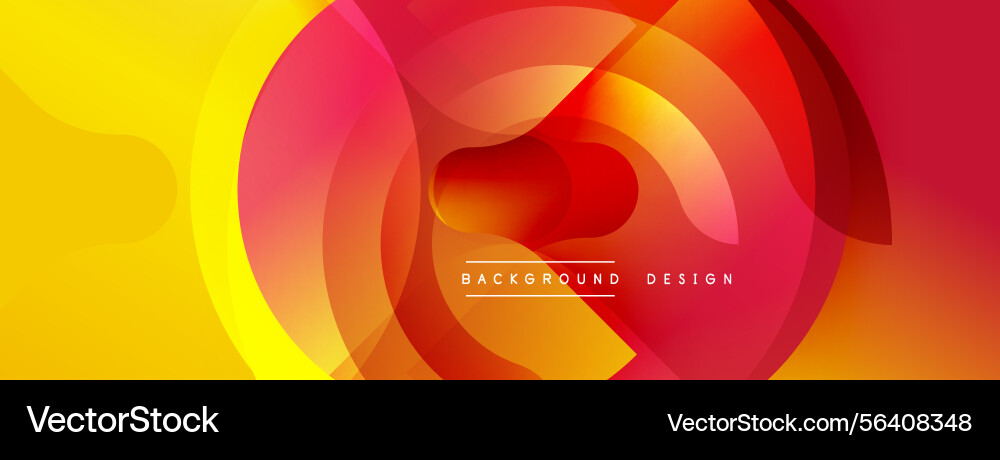 Abstract vibrant layers create dynamic circular Abstract vibrant layers create dynamic circular vector image