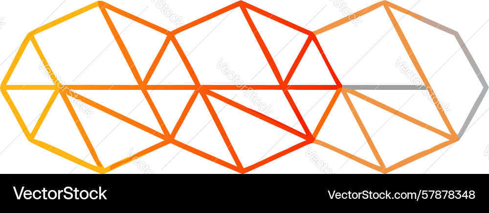 Continuous geometric loop abstract Vector Image