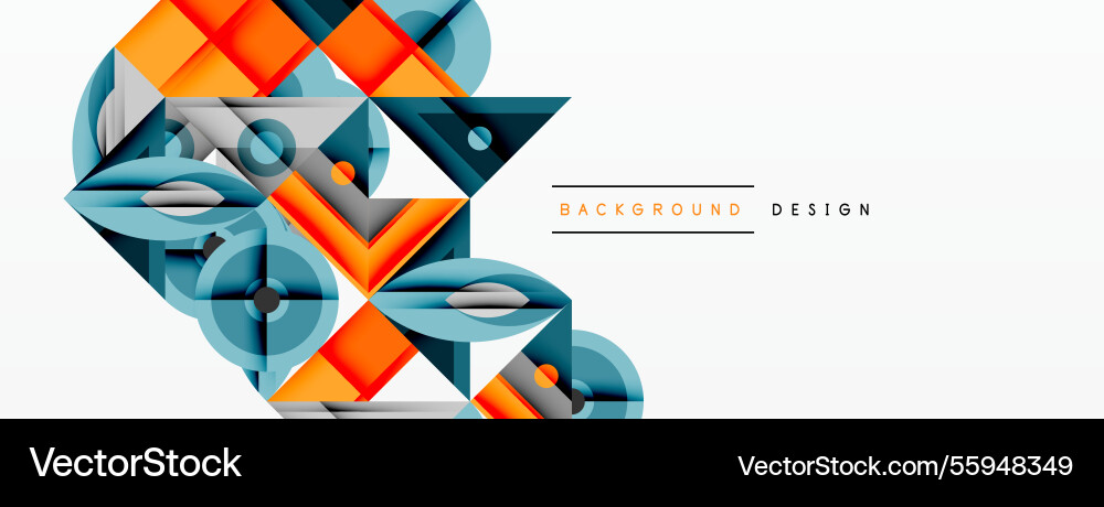 Dynamic geometric composition with sharp angles Dynamic geometric composition with sharp angles vector image