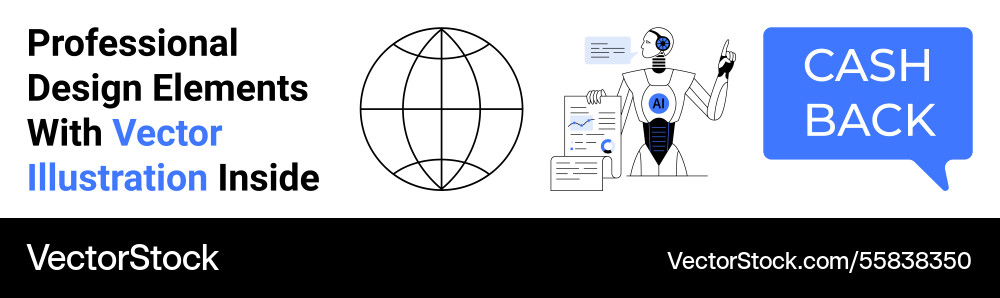 Technology and finance concepts with ai robot Technology and finance concepts with ai robot vector image