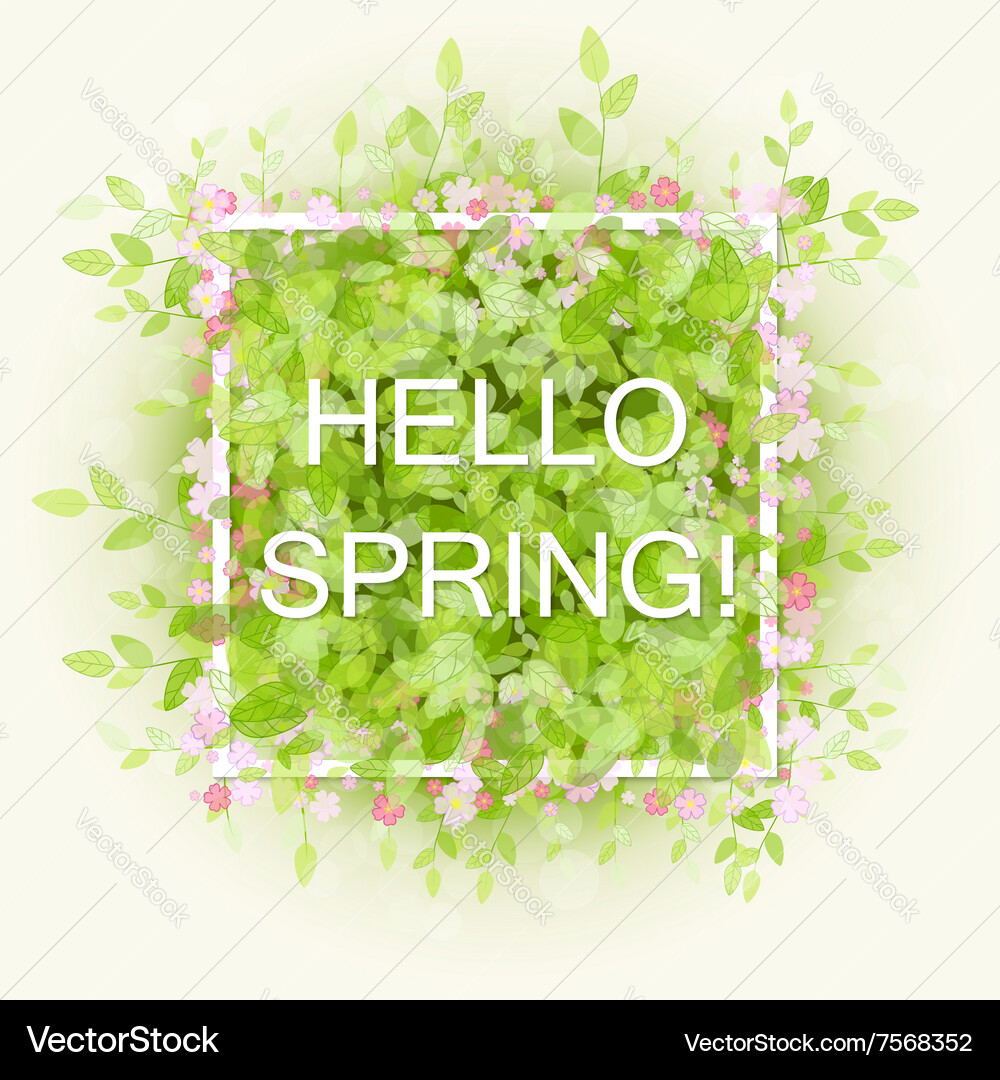 Spring abstract background vector image