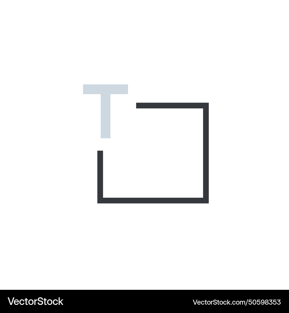 Text type icon with area computer typing Text type icon with area computer typing vector image