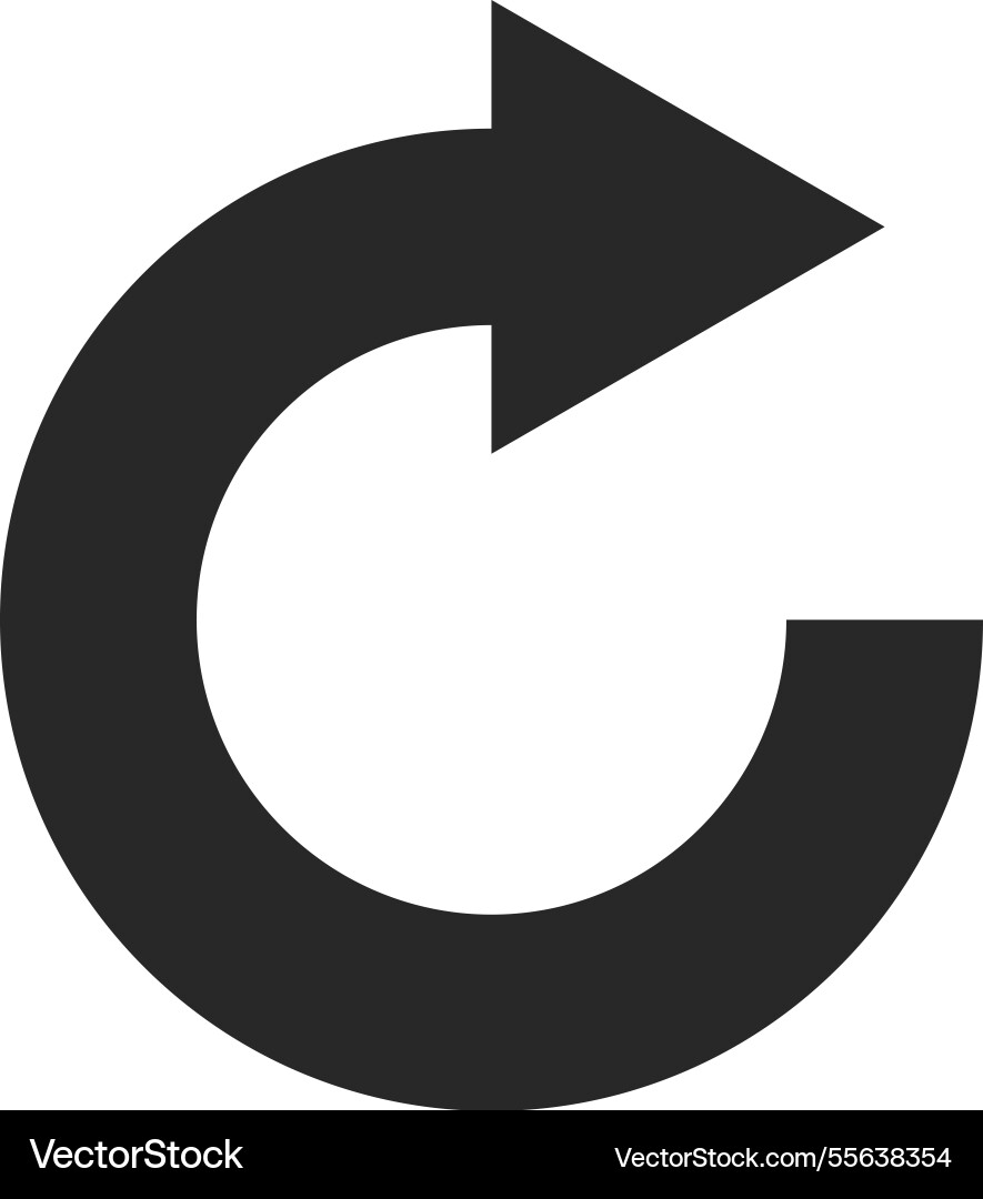 Pfeil flaches Web-Icon-Konzept Pfeil flaches Web-Icon-Konzept Vektorbild