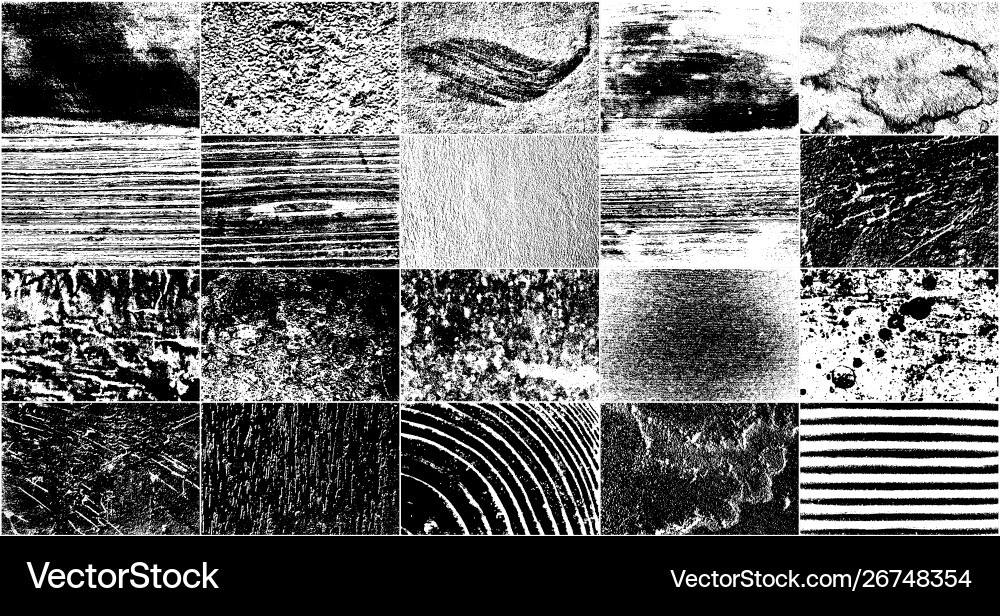 Set grunge design elements Set grunge design elements vector image