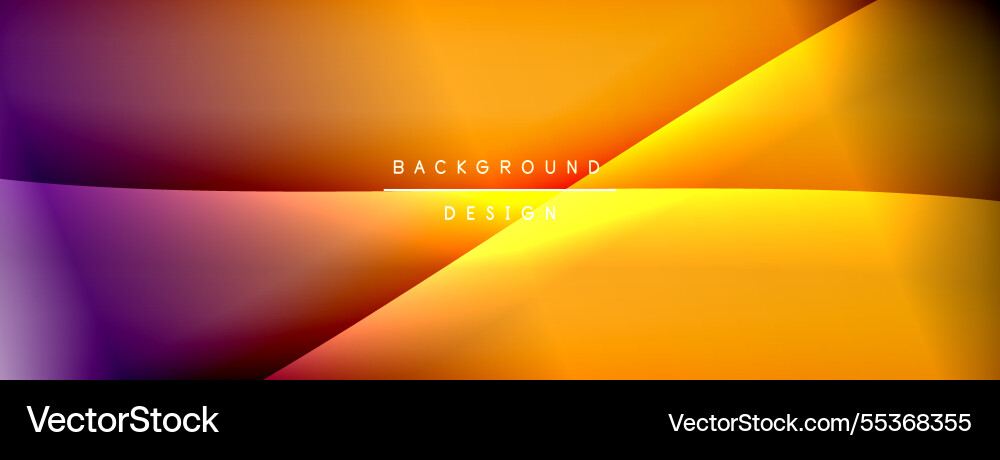 Bright rainbow style color gradient with curve Vector Image