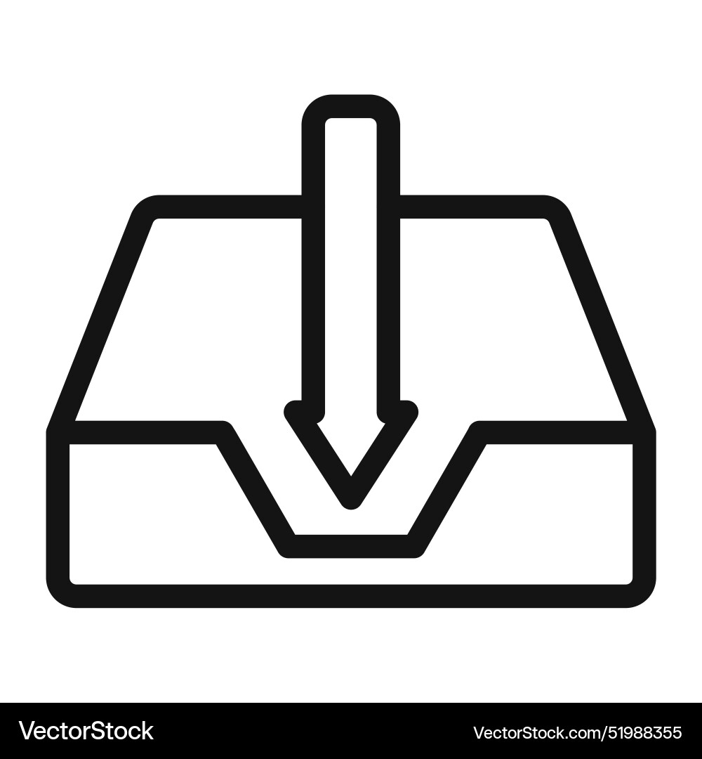 Communication inbox icon ideal for email Communication inbox icon ideal for email Vector Image
