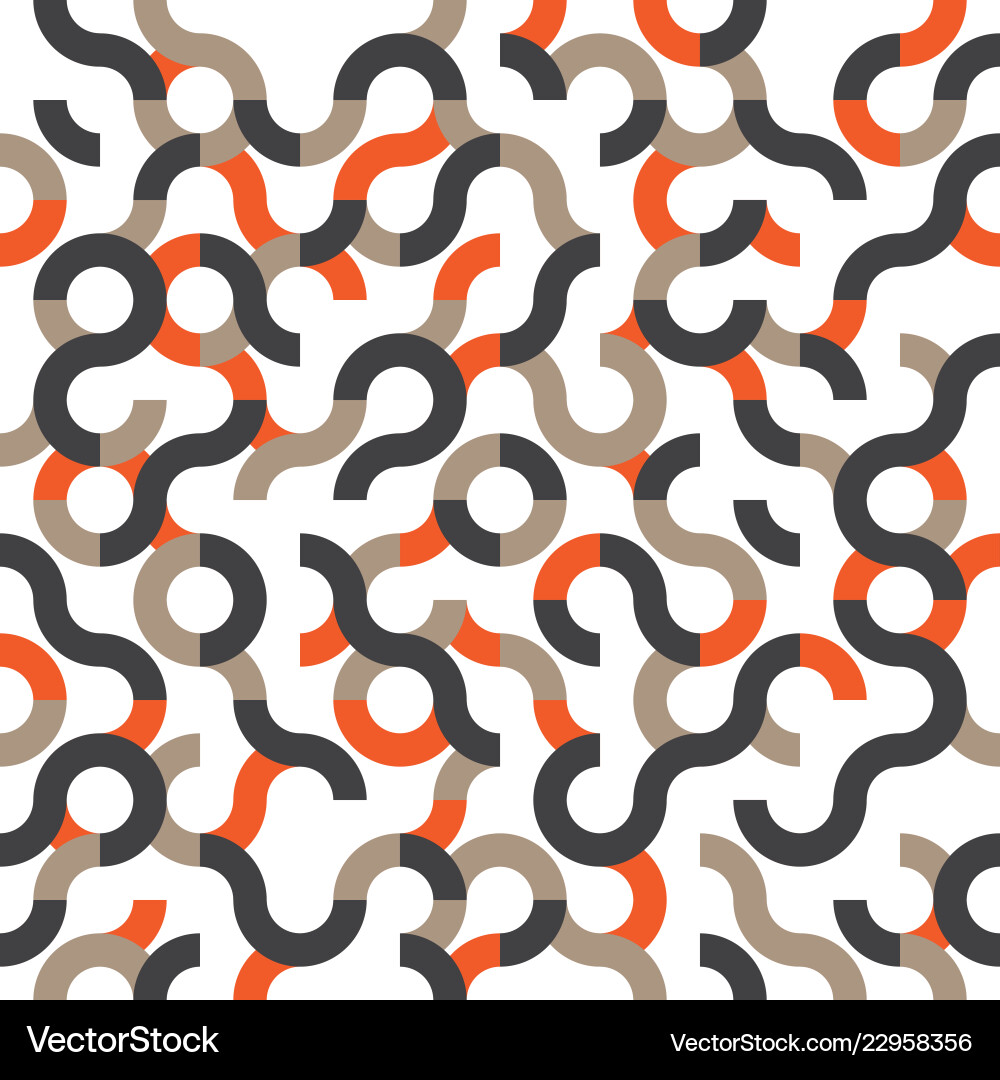 Abstract seamless pattern design with tiled vector image