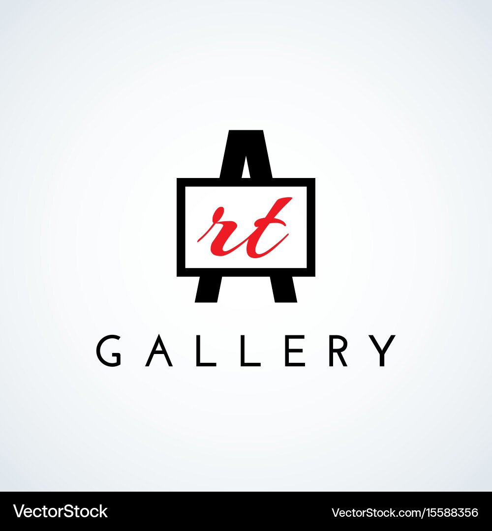 Art Studio Logo Template Vector Image