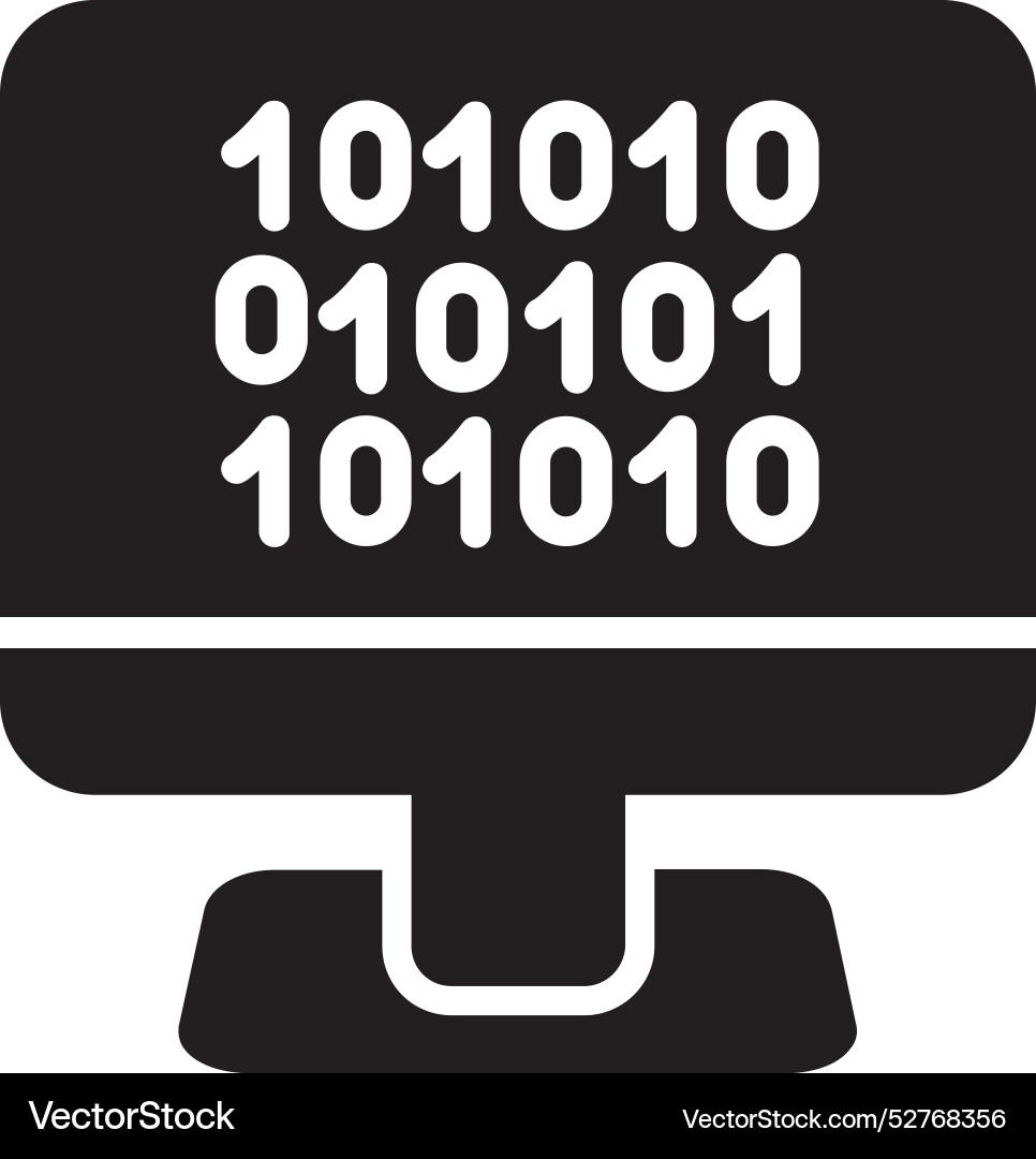 Code icon design vector image