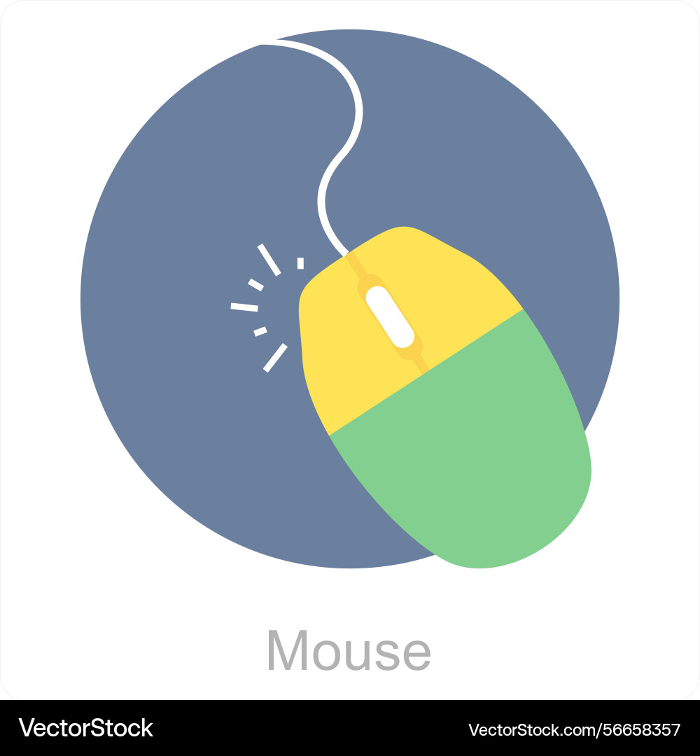 Mouse and click icon concept Vector Image