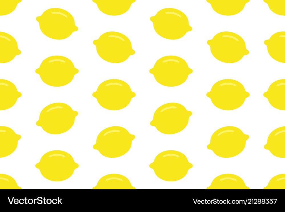 Seamless pattern with lemon Seamless pattern with lemon vector image