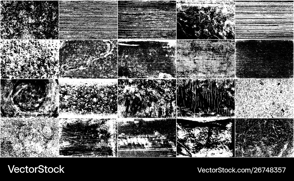 Set grunge design elements Set grunge design elements vector image