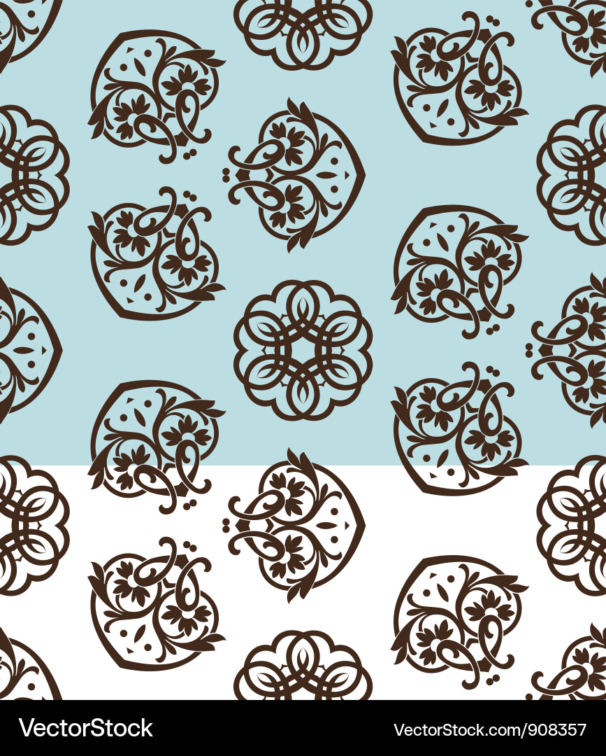 Vintage floral pattern Vector Image