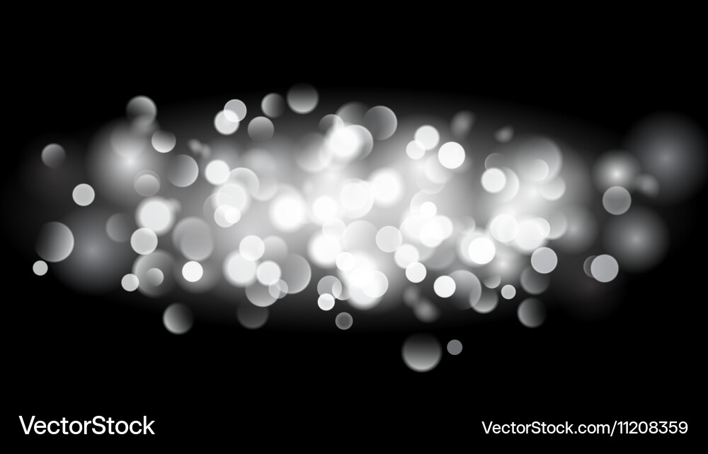 Abstract background with bokeh effect Vector Image
